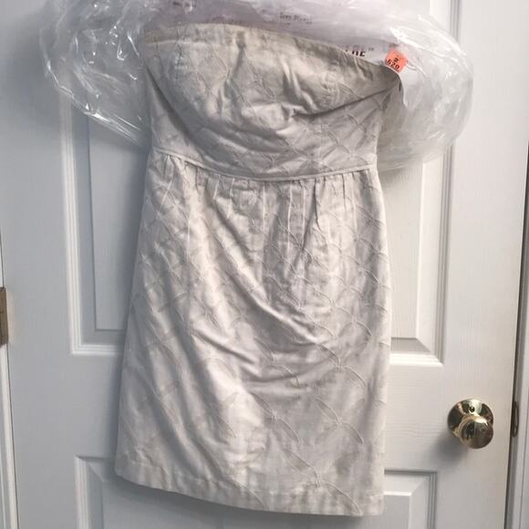 J. crew white strapless dress size 2 - Picture 4 of 4